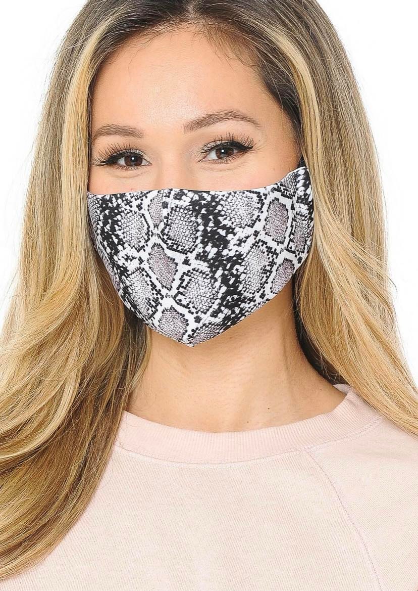 Snakeskin Face Mask