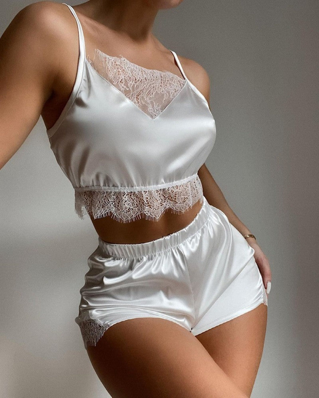 White Cami Set