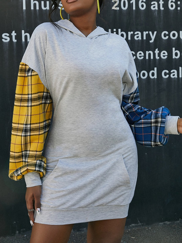 Faith Plaid Sweater Dress
