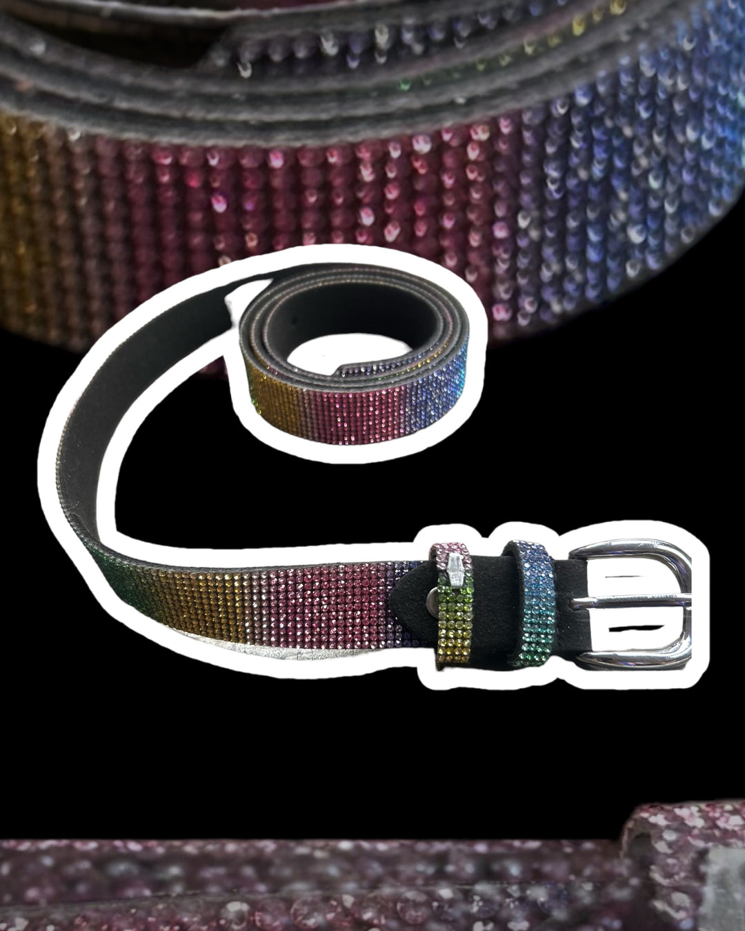 Colorful Rhinestone Belt