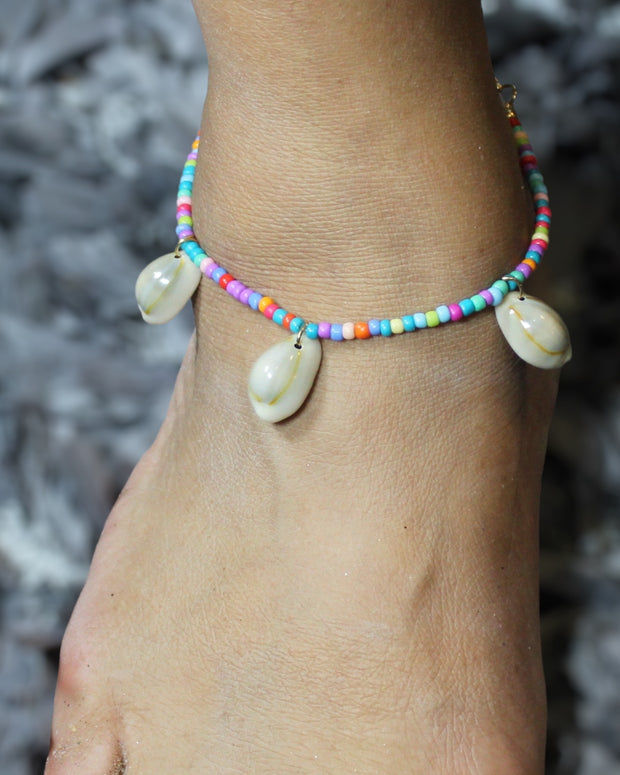 Ankle Beads W/ Shells