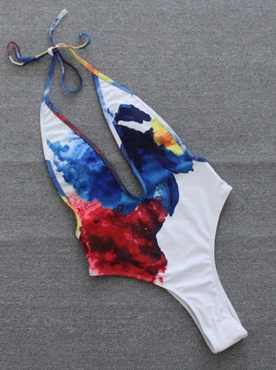 Letoya's V-Neck Swimsuit