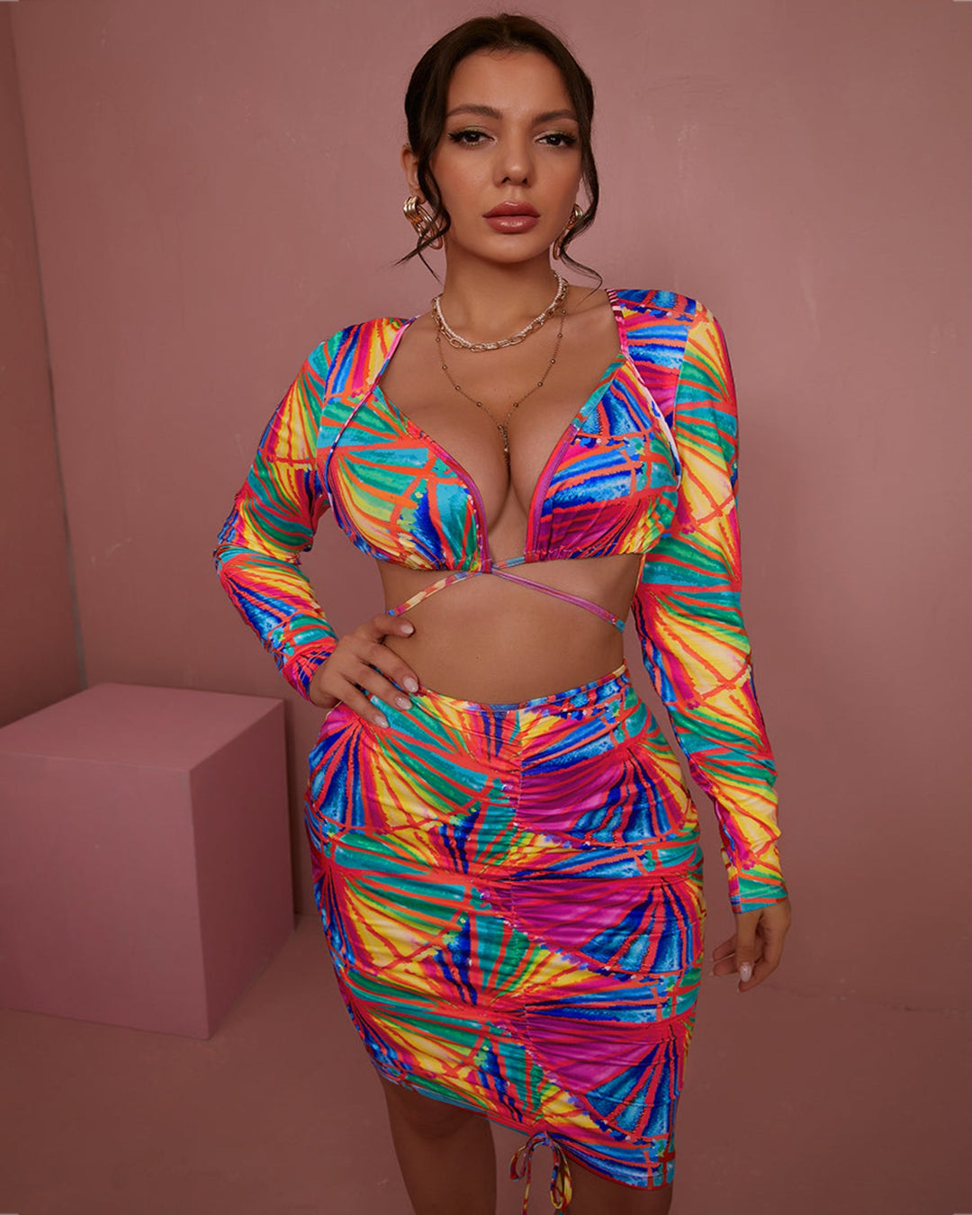 Miami Pop out Dress