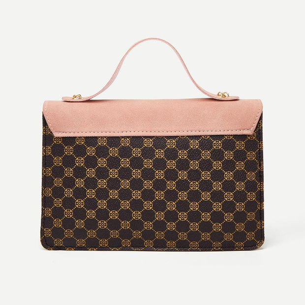 Plaid Patchwork Crossbody Bag