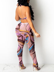 Jhene Backless Pants Set
